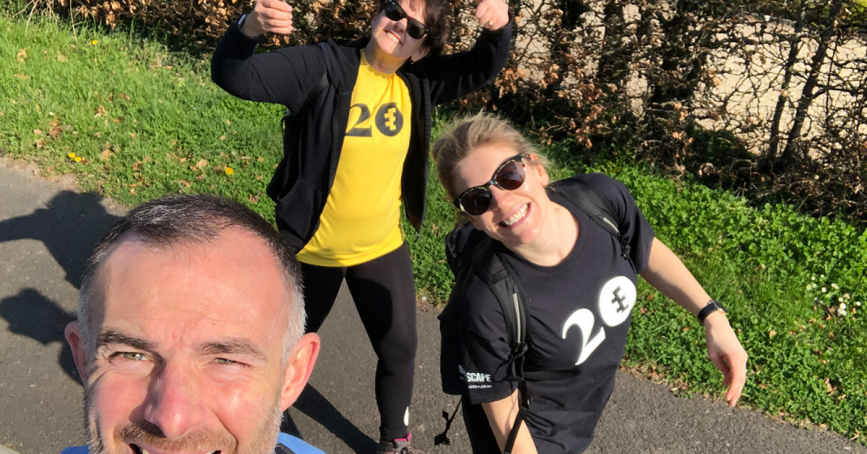 Escape employees taking a walk