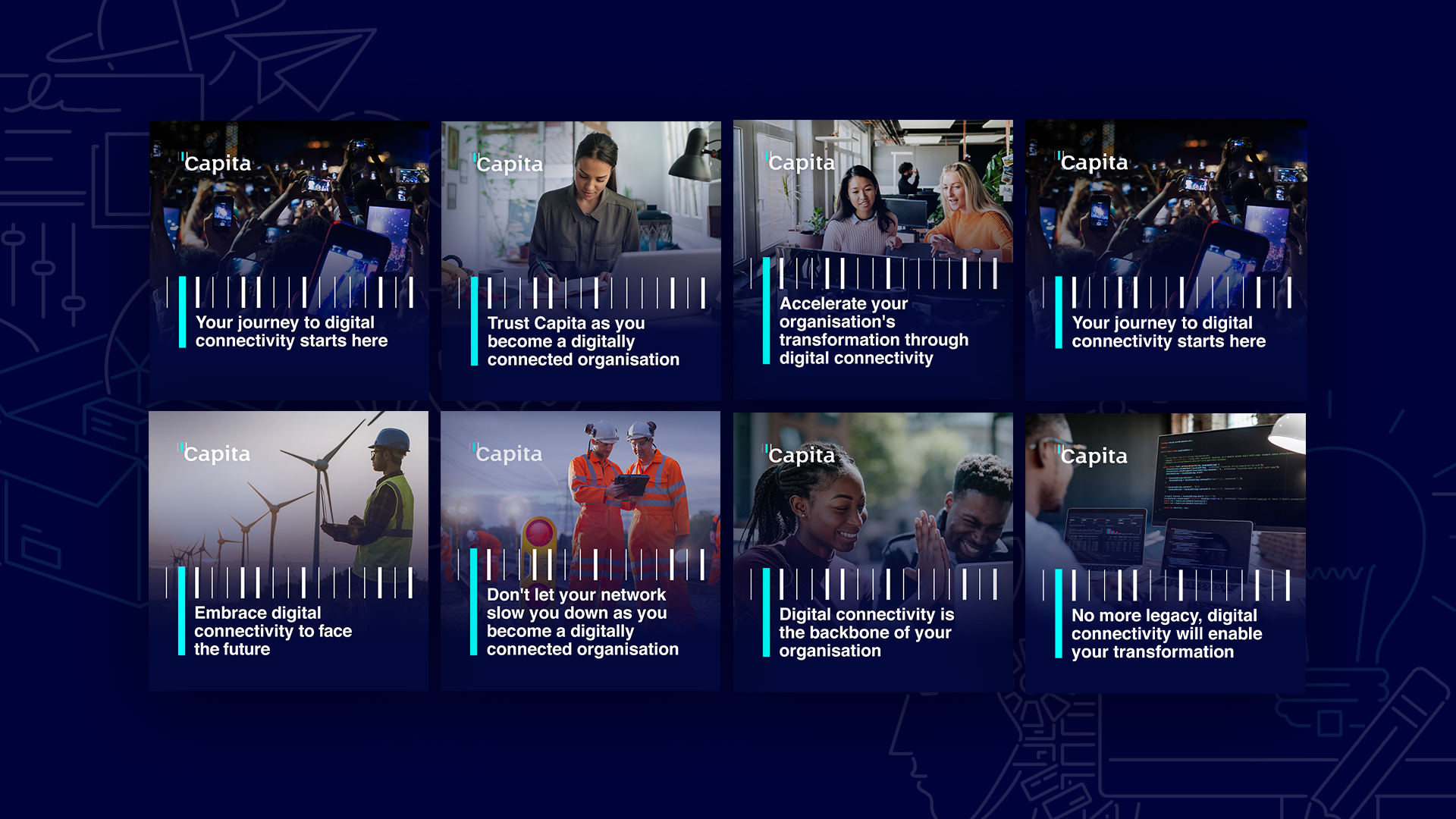 full width signpost background image