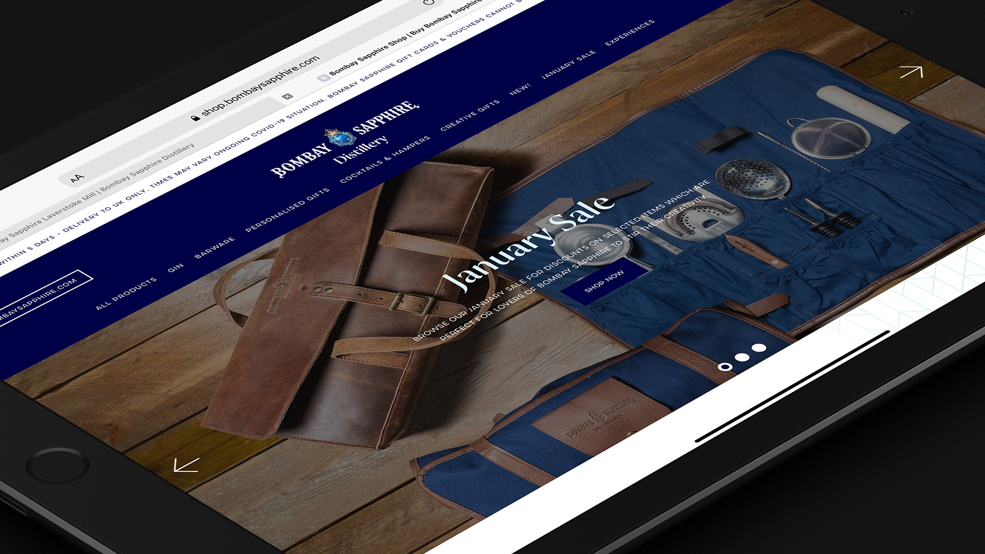 full width signpost background image